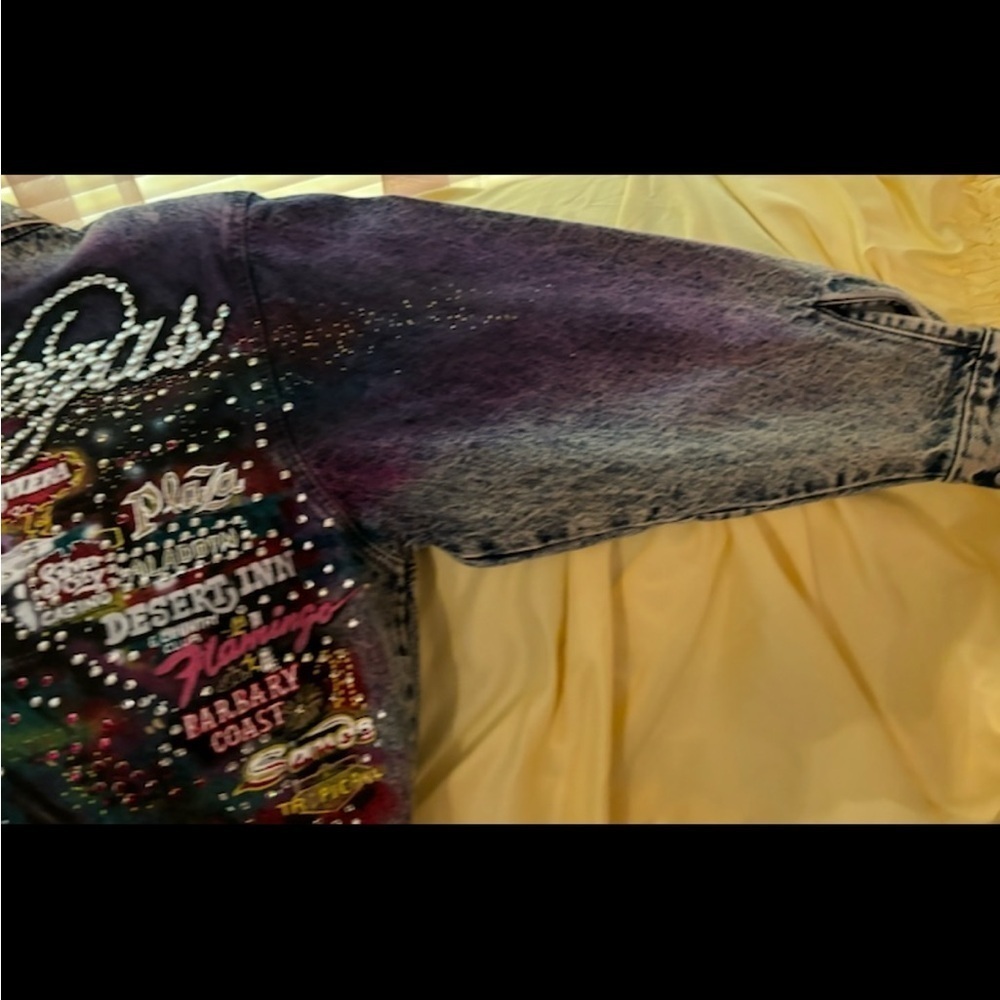 VTG Tony Alamo Las Vegas Strip Denim Jacket Size XS Signed/Worn By Loretta Lynn - Picture 4 of 13
